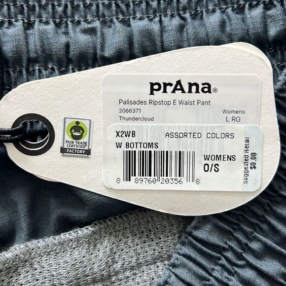 New PrAna Palisades Ripstop E Waist Pant in Thundercloud Size L - Picture 9 of 16